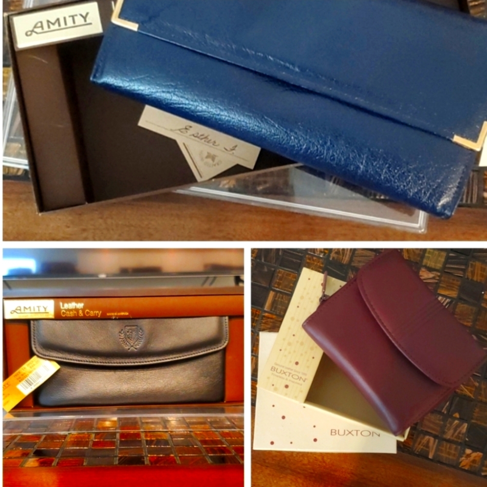 3 Brand New Leather Cash and Carry Walet
